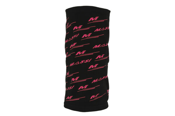 Gola de ciclismo inverno Massi Adur preto e vermelho - Image 2
