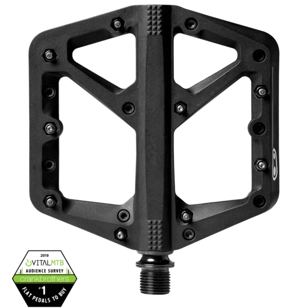 Pedais plataforma Crankbrothers Stamp 1 Preto Large