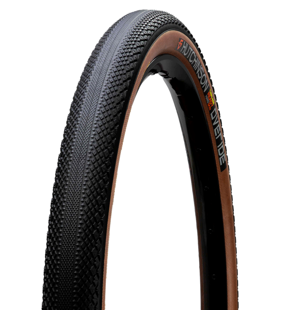 Pneu Gravel Hutchinson Overide 700x38c TLR preto/castanho