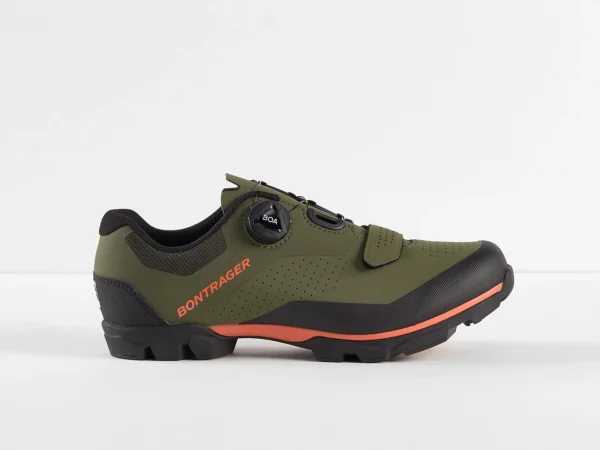 Sapatos Montanha Bontrager Foray Cinzento Azeitona Laranja Radioativo 42