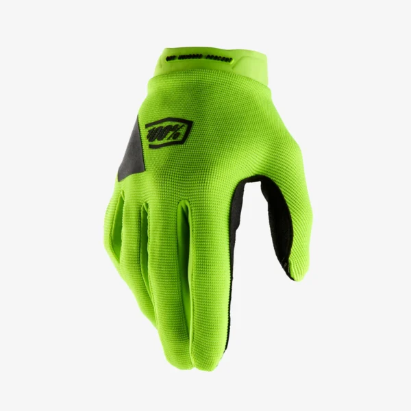 Luvas de Ciclismo 100% Ridecamp Amarelo Fluo M