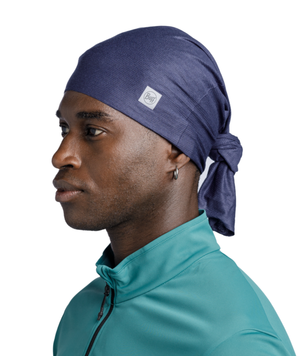 Lenço chaminé multifuncional Buff Coolnet UV Solid Night Blue - Image 3