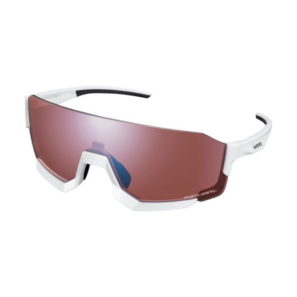 Óculos de ciclismo Shimano Aerolite Branco lente Ridescape HC
