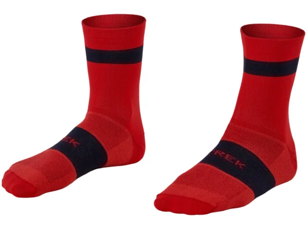 Meias de Ciclismo Trek Race Quarter Vermelho Víbora M 39-41