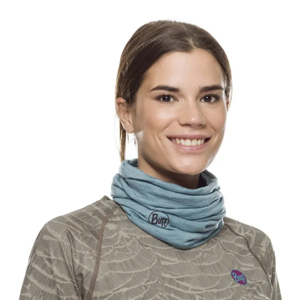 Lenço chaminé multifuncional Buff Merino Lightweight Solid Pool - Image 2
