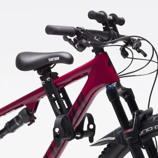 Kids Ride Shotgun combo pack com selim e guiador de criança