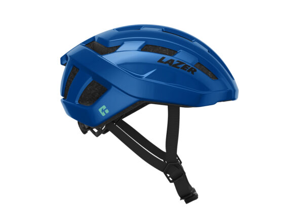 Capacete de ciclismo Lazer Tempo KinetiCore Azul tamanho único 54-61