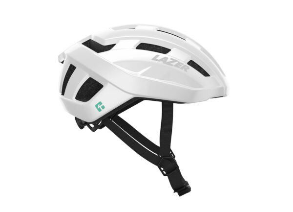 Capacete de ciclismo Lazer Tempo KinetiCore Branco tamanho único 54-61