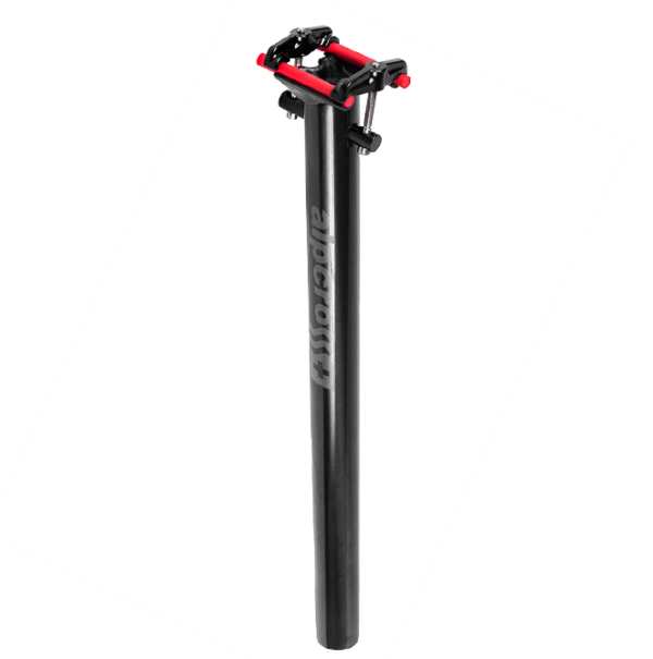 Espigão de Selim BTT Carbono Alpcross Die Stütze Preto Mate 31,6