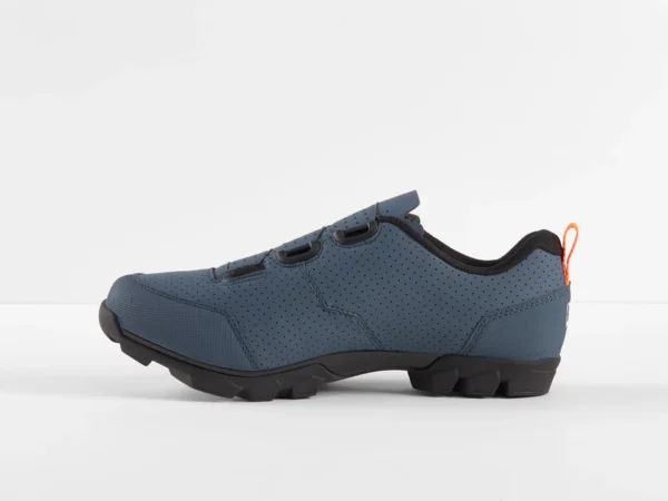 Sapatos de Montanha Bontrager Evoke Azul Battleship/ Laranja Radioativo 40 - Image 2