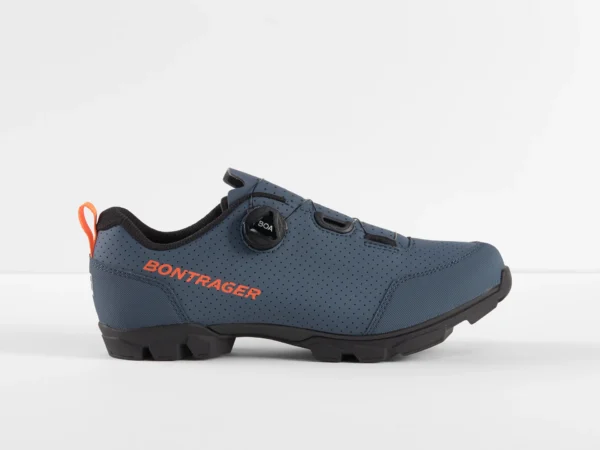 Sapatos de Montanha Bontrager Evoke Azul Battleship/ Laranja Radioativo 40