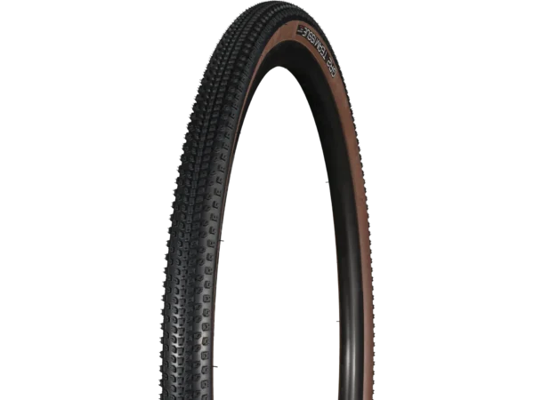 Pneu Gravel Bontrager GR2 TLR Team Issue 700x40C preto castanho