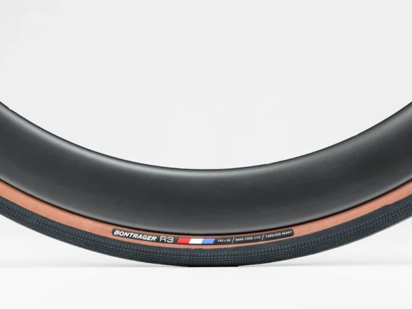 Pneu Estrada Bontrager R3 Hard-Case Lite TLR 700x32c preto castanho escuro - Image 3