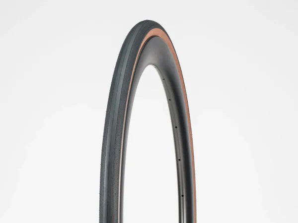 Pneu Estrada Bontrager R3 Hard-Case Lite TLR 700x32c preto castanho escuro