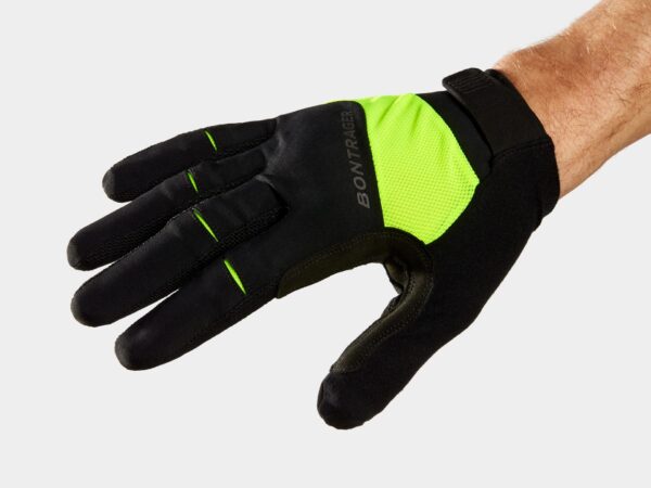 Luvas de Ciclismo Integrais Bontrager Circuit Twin Gel Amarelo Radioativo L