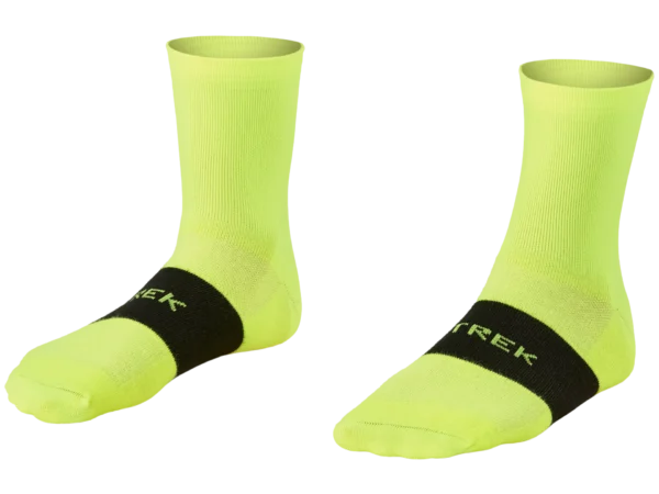 Meias de Ciclismo Trek Race Quarter Amarelo Radioativo XL 45-47