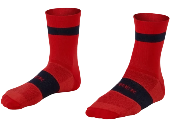 Meias de Ciclismo Trek Race Quarter Vermelho Víbora XL 45-47