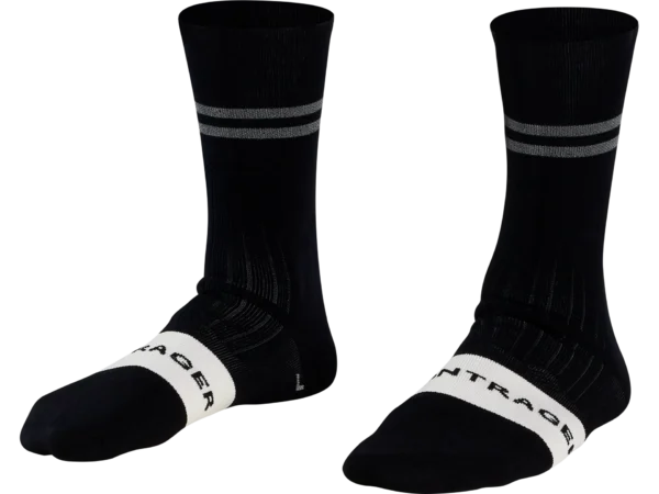 Meias de Ciclismo Bontrager Velocis Crew Preto M 39-40