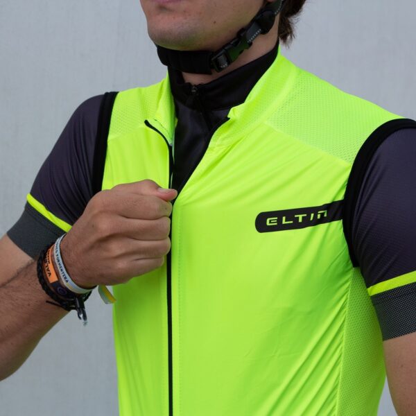 Colete Ciclismo Eltin Electric Unissex Amarelo Fluorescente M - Image 3