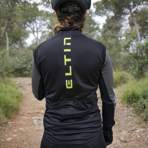 Colete Ciclismo Eltin Electric Unissex Preto L - Image 5