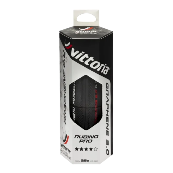 Pneu Estrada Vittoria Rubino Pro preto 700x28c 28-622 - Image 2