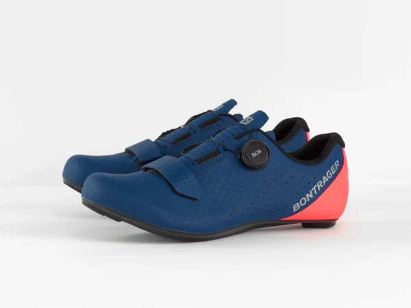 Sapatos Estrada Bontrager Circuit Nautical Navy Radioactive Coral 43 - Image 4