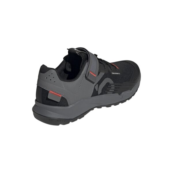 Sapato BTT Adidas Five Ten Trailcross Clip-in Preto Cinza Vermelho 44 - Image 9