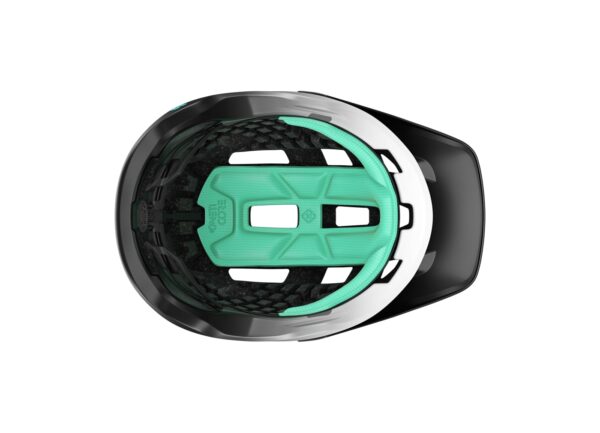 Capacete BTT Lazer Coyote KinetiCore L 58-61 branco preto mate - Image 6