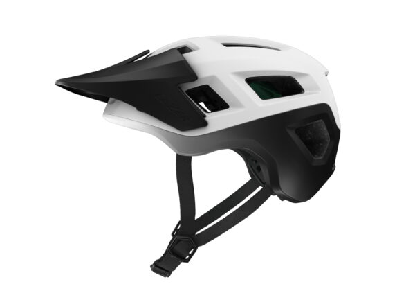 Capacete BTT Lazer Coyote KinetiCore L 58-61 branco preto mate - Image 3