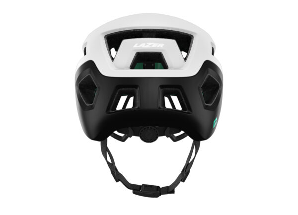 Capacete BTT Lazer Coyote KinetiCore L 58-61 branco preto mate - Image 4