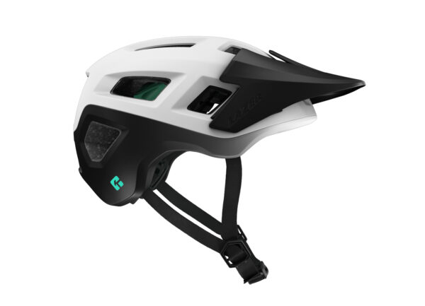 Capacete BTT Lazer Coyote KinetiCore L 58-61 branco preto mate
