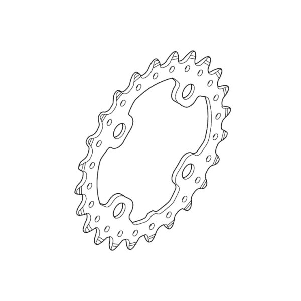 Prato Dianteiro Shimano SLX PCD 26D 64mm 10V